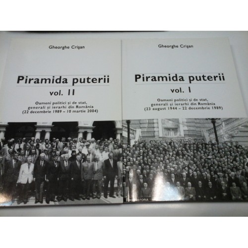 PIRAMIDA PUTERII - CHEORGHE CRISAN - 2 vol PIRAMIDA PUTERII - CHEORGHE CRISAN - 2 vol